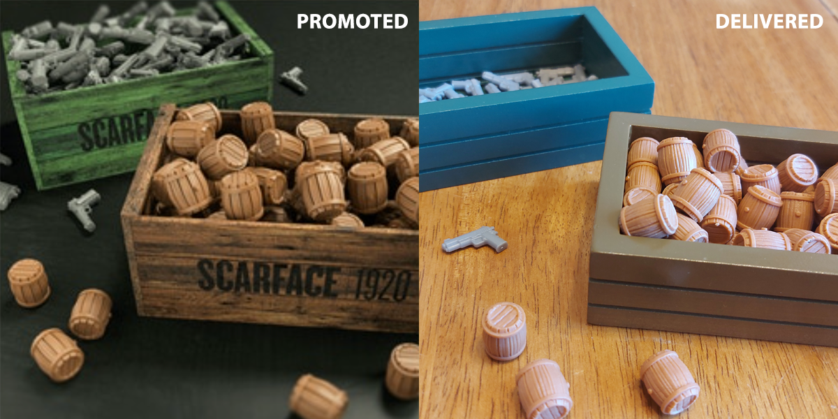 Scarface 1920 - Promoted vs Delivered - Crates