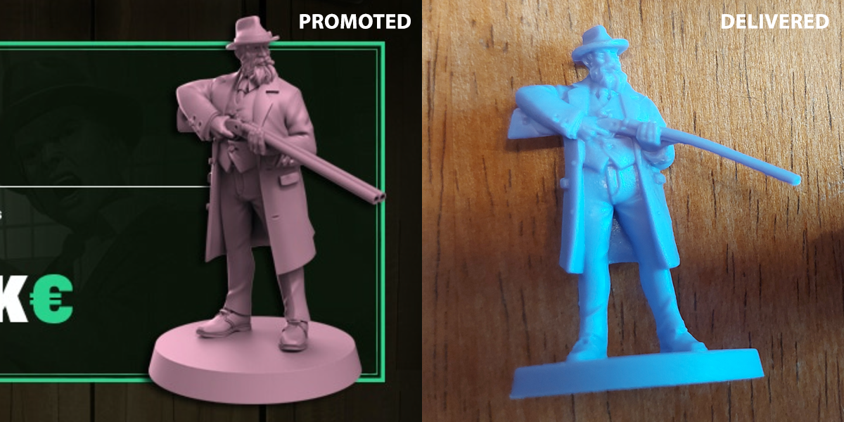 Scarface 1920 - Promoted vs Delivered - Miniatures